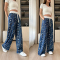 Casual Ladies Drapey Floor-Length Straight Pants